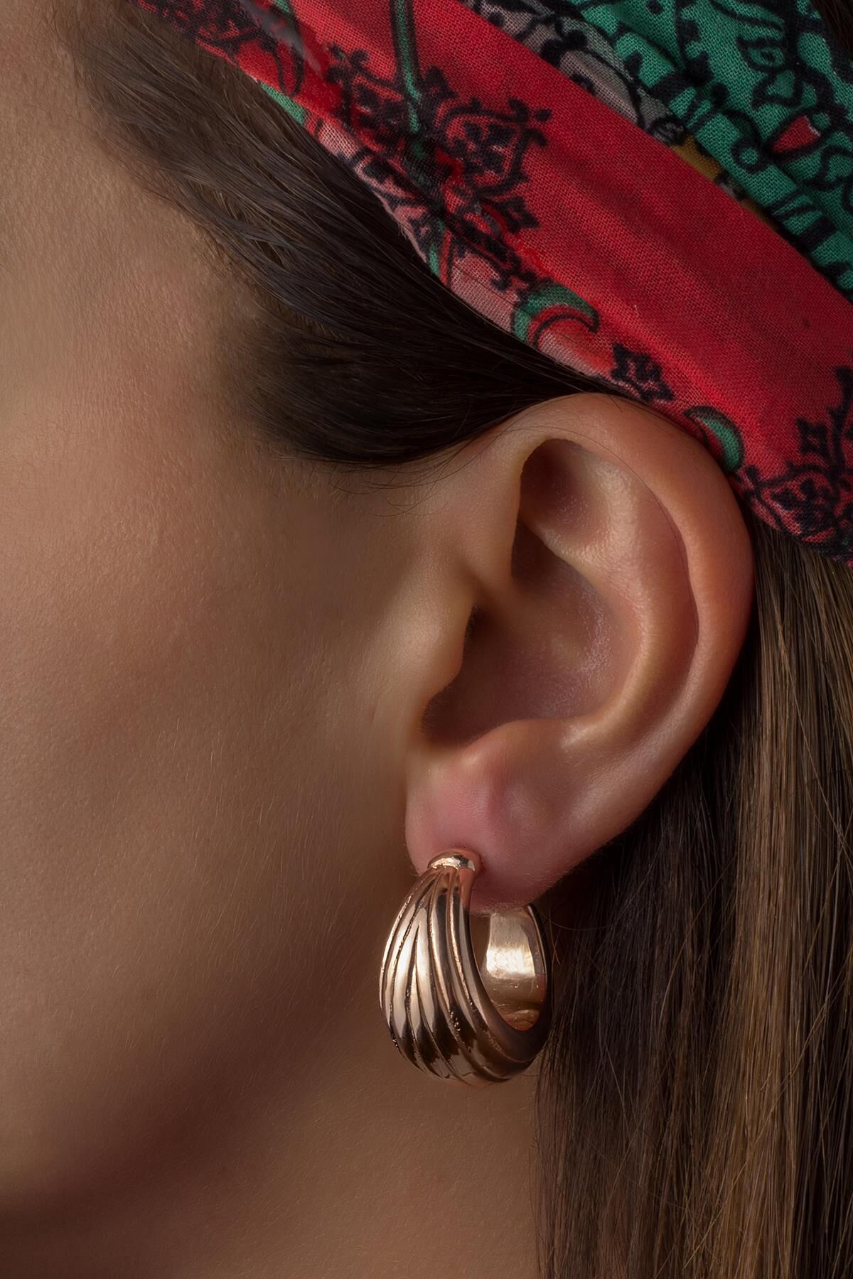 Bombeli Küpe - Rose