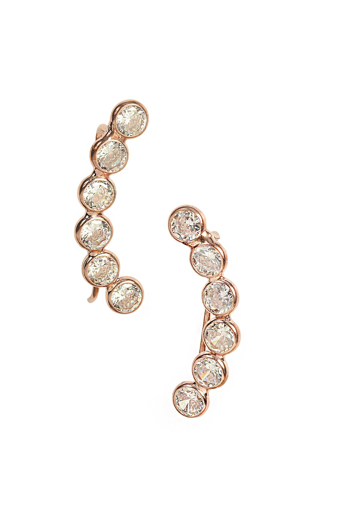 Taşlı Küpe - Rose