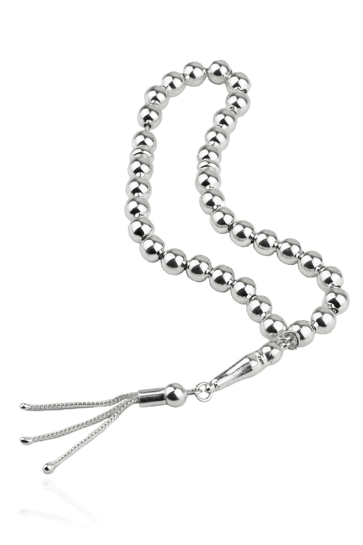 Gümüş Tesbih - Gümüş Rengi BL-0092