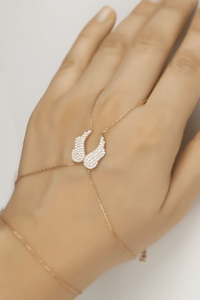 Beyaz Kanatlı Şahmeran - Rose