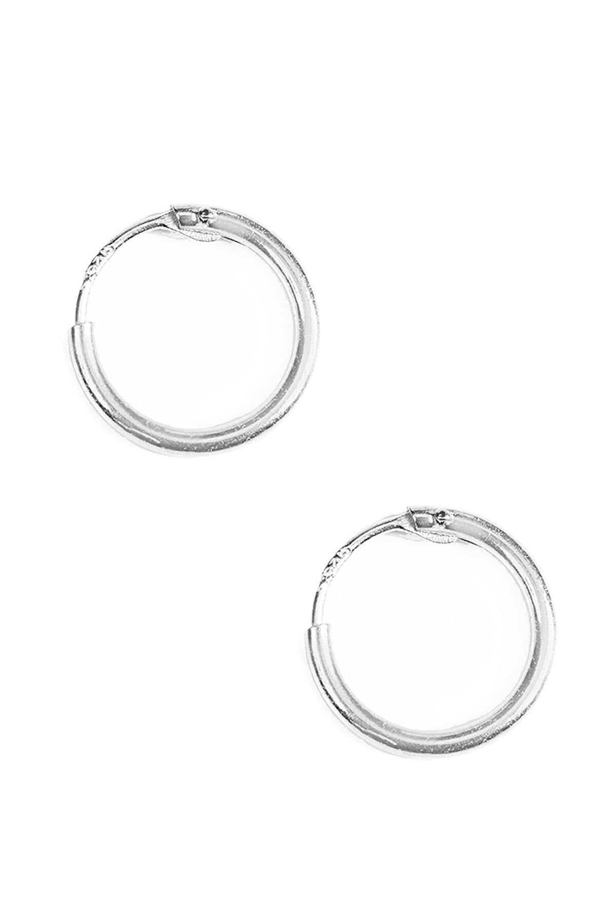 Küçük Boy Küpe - Gümüş Rengi