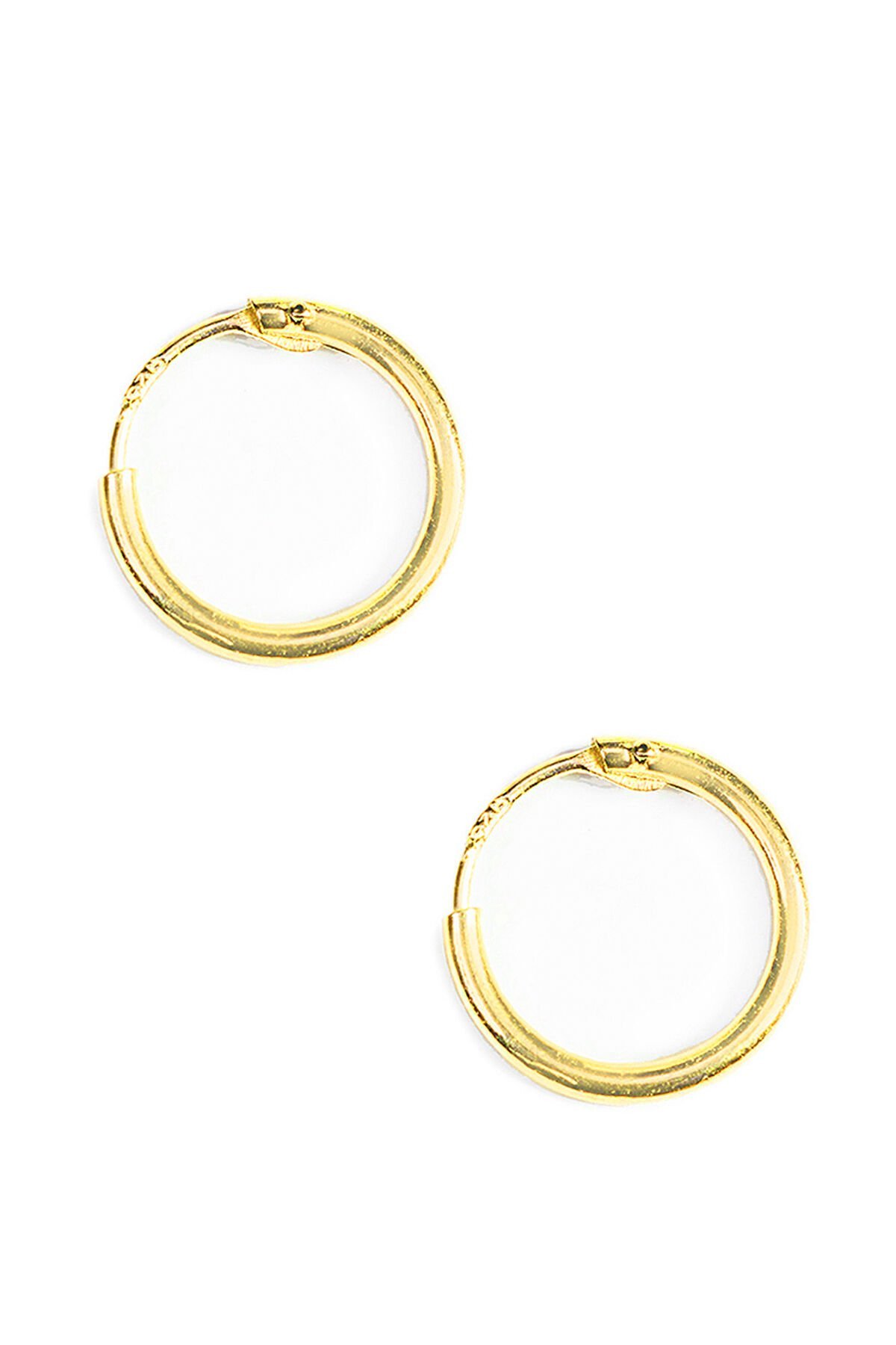 Küçük Boy Küpe - Sarı Altın