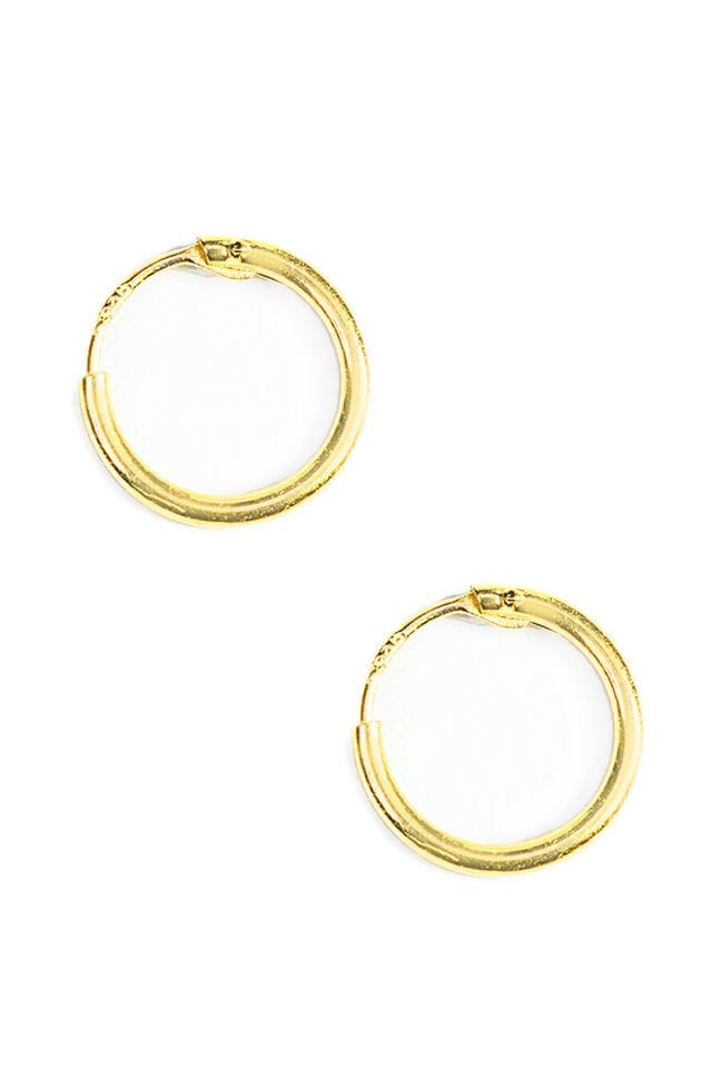 Küçük Boy Küpe - Sarı Altın