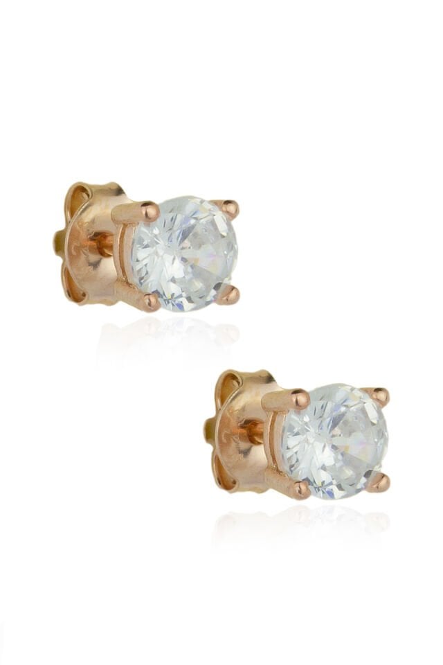 Tektaş Küpe - Rose