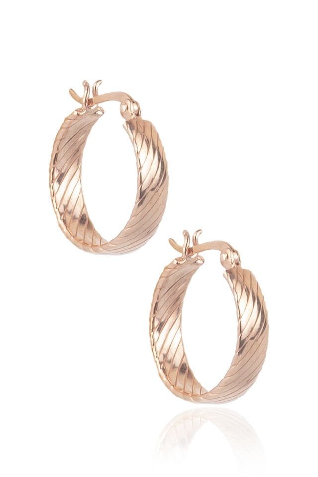 Yatsı Burma Küpe - Rose