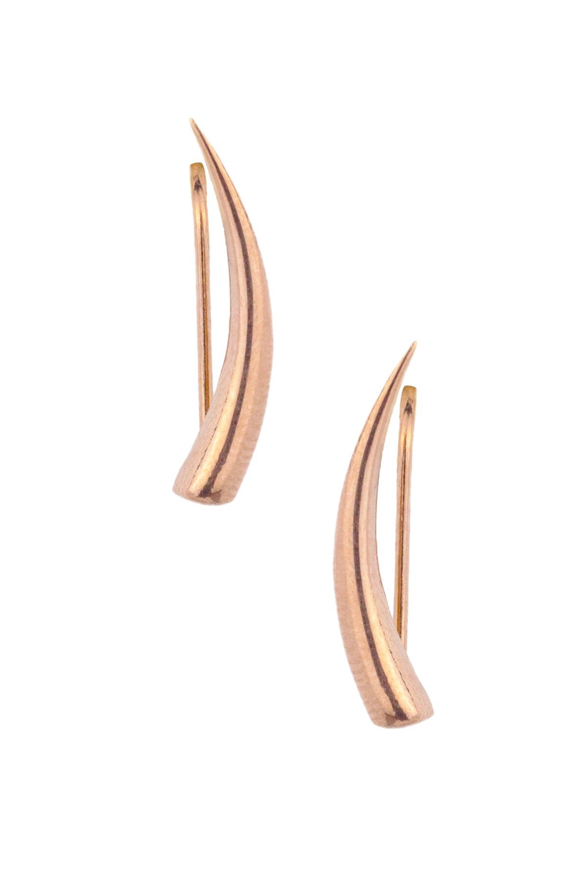 Fil Dişi Küpe - Rose