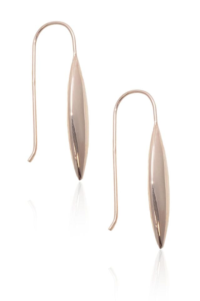 Rose Badem Model 925 Ayar Gümüş Küpe