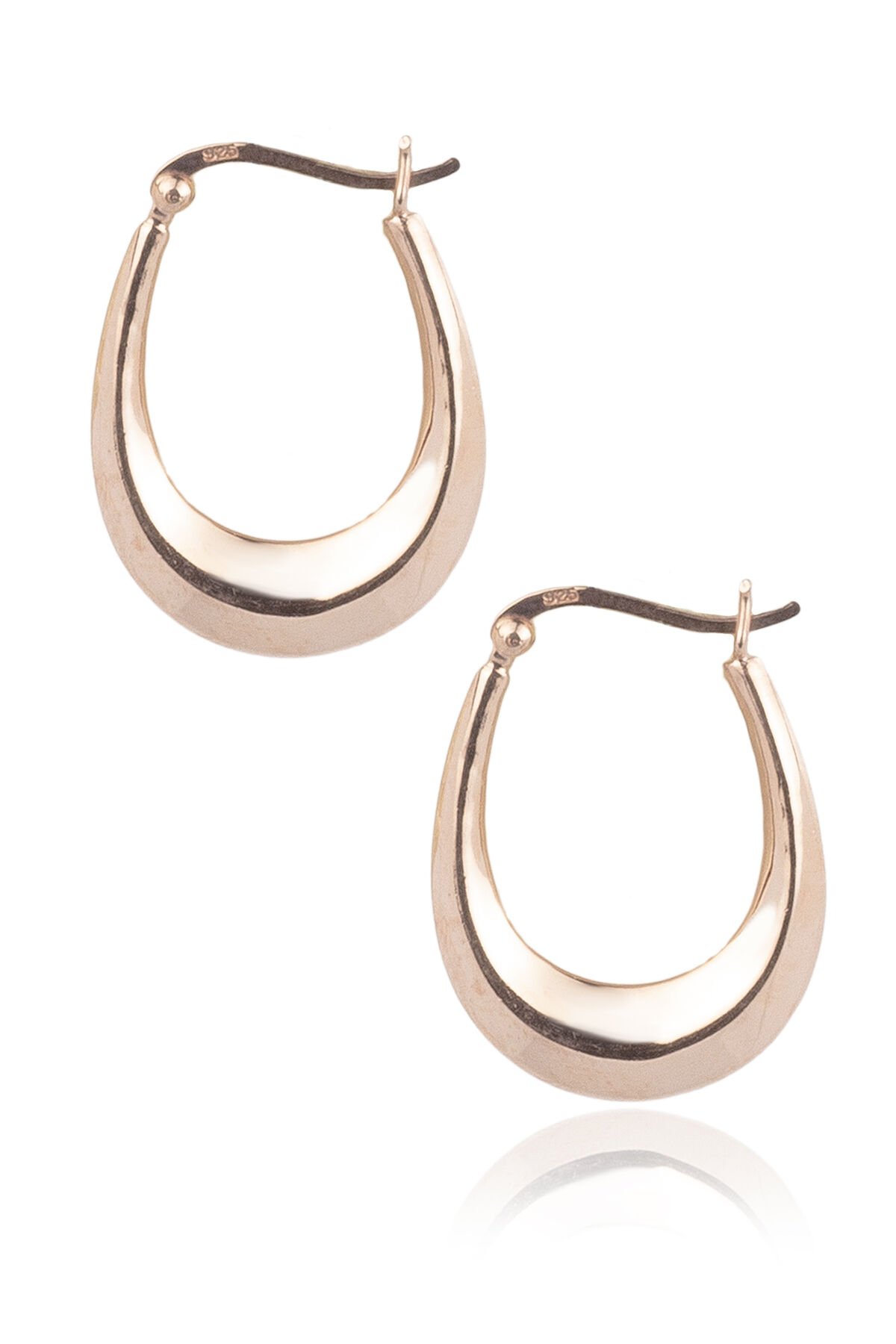 Damla Halka Küpe - Rose