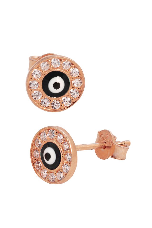 Mineli Nazar Küpe - Rose