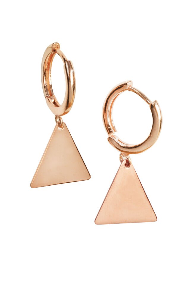 Üçgen Küpe - Rose KP-0026