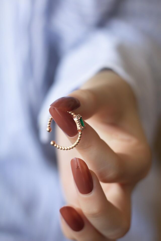 Tektaş Dikdörtgen Model 925 Ayar Gümüş Yüzük