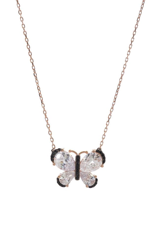 Kelebek Kolye - Rose