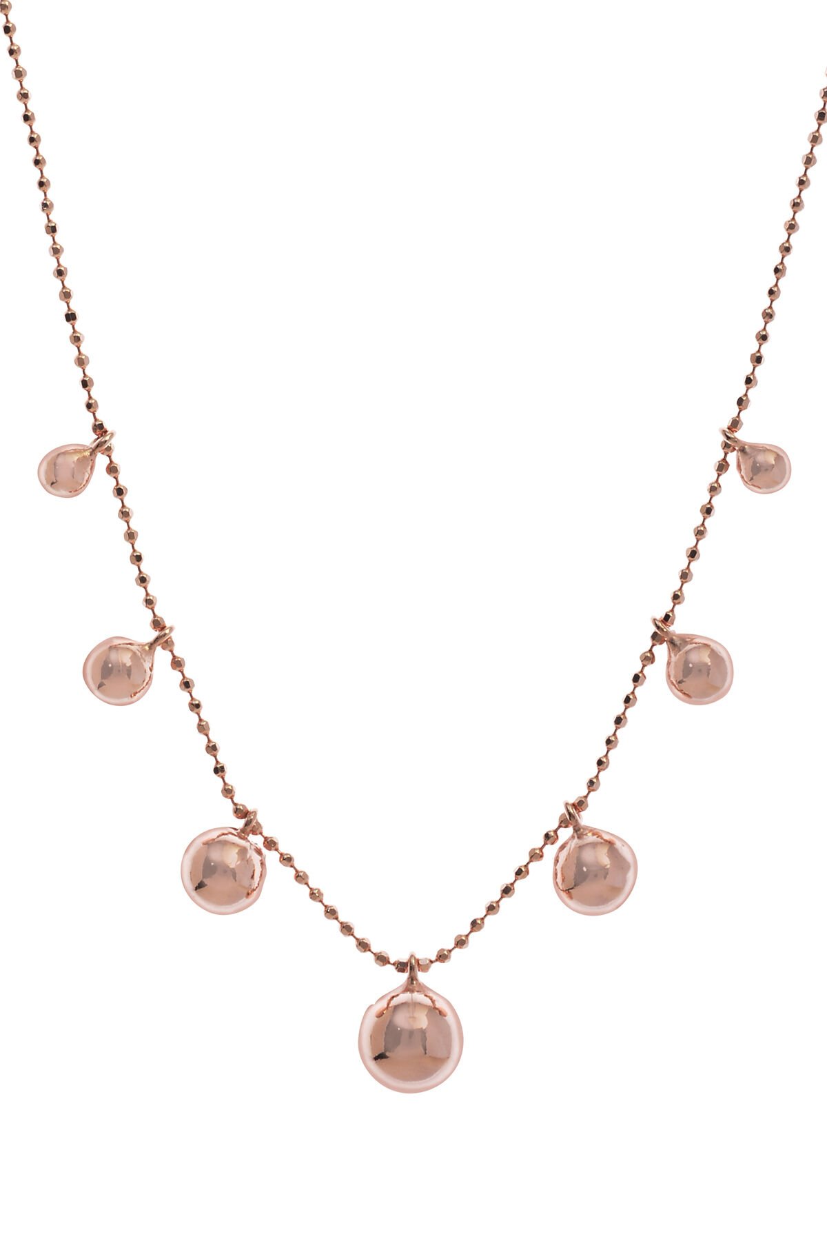 7'li Top Kolye - Rose