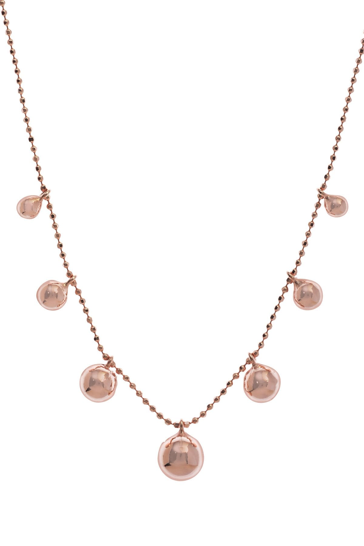 7'li Top Kolye - Rose