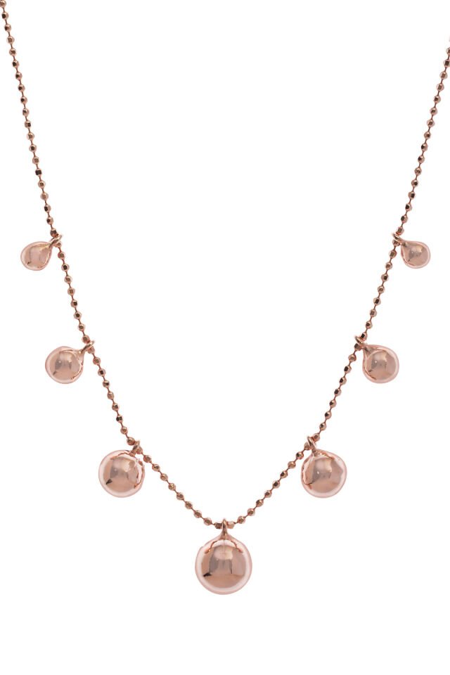 7'li Top Kolye - Rose