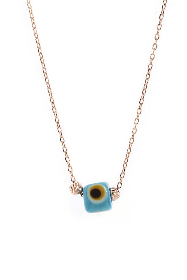 Nazar Boncuklu Kolye - Rose