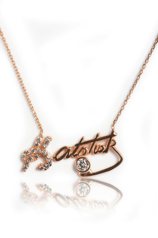 Kemal Atatürk Kolye - Rose