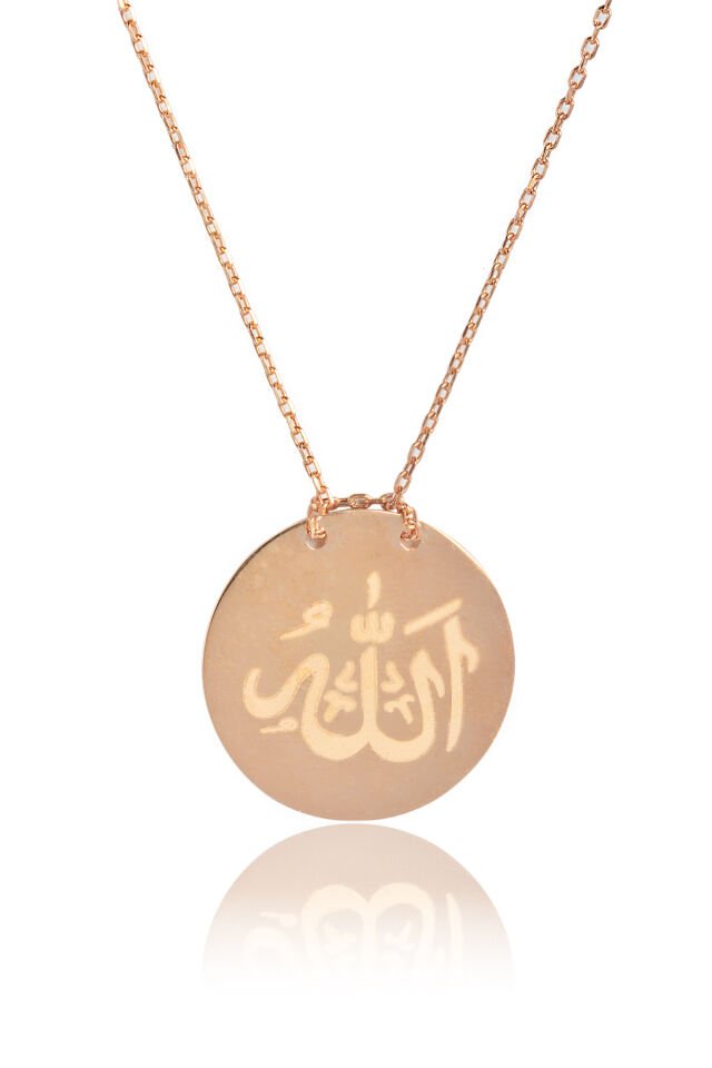 Allah Yazısı Kolye - Rose