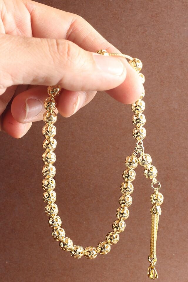 Tesbih Erkek 925 Ayar Bilek Boyu Beyaz Silver Gümüş Tesbih