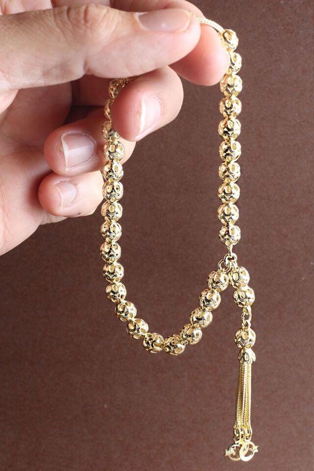 Tesbih Erkek 925 Ayar Bilek Boyu Beyaz Silver Gümüş Tesbih