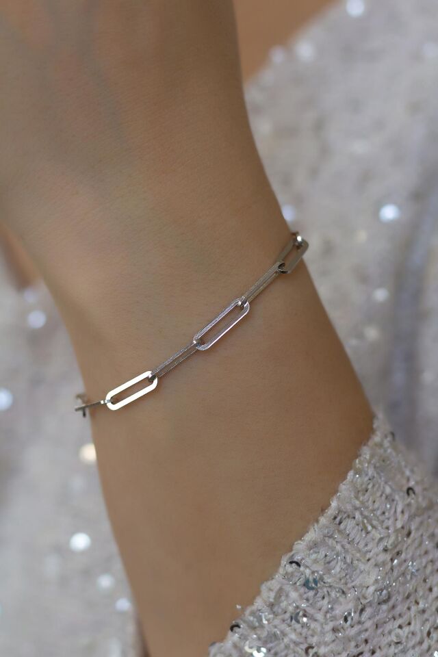 Zincir Bileklik Gümüş 925 Ayar Gümüş Bileklik