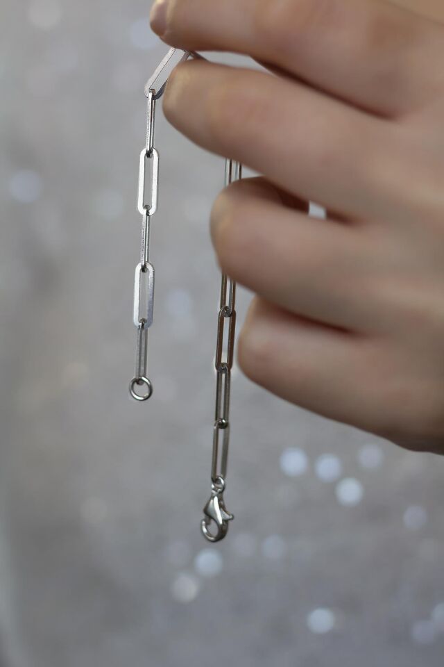 Zincir Bileklik Gümüş 925 Ayar Gümüş Bileklik