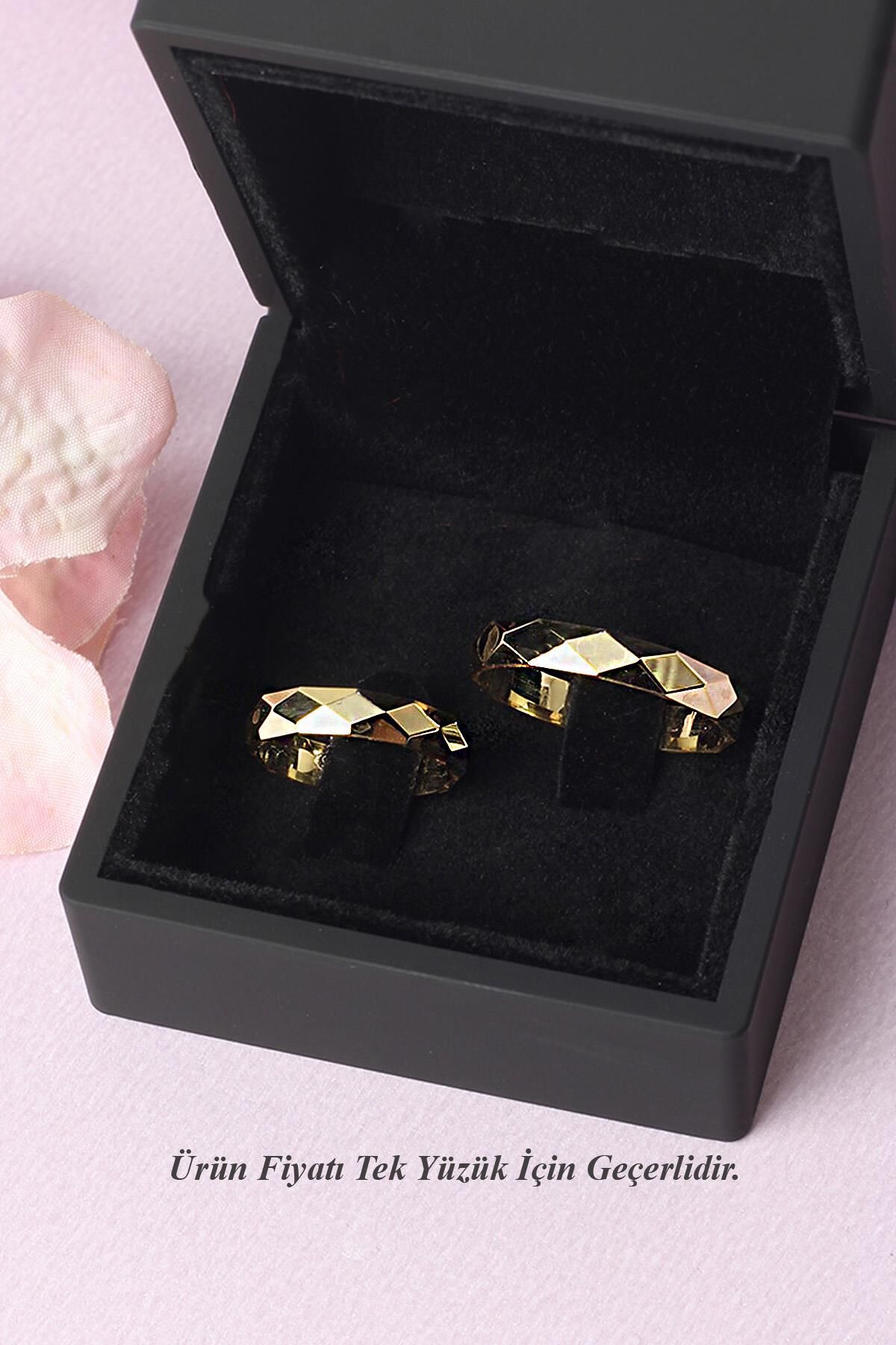 Alyans Kesme Gümüş Yüzük Nişan Düğün Yüzüğü 925 Ayar Gümüş Alyans 5 mm Alyans Gümüş Yüzük