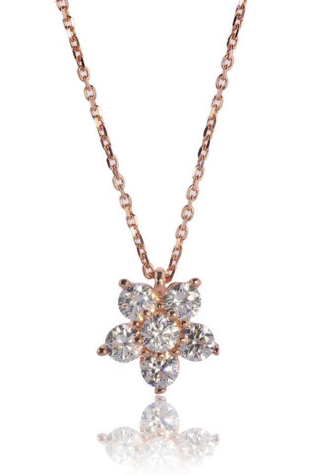 Çiçek Kolye - Rose