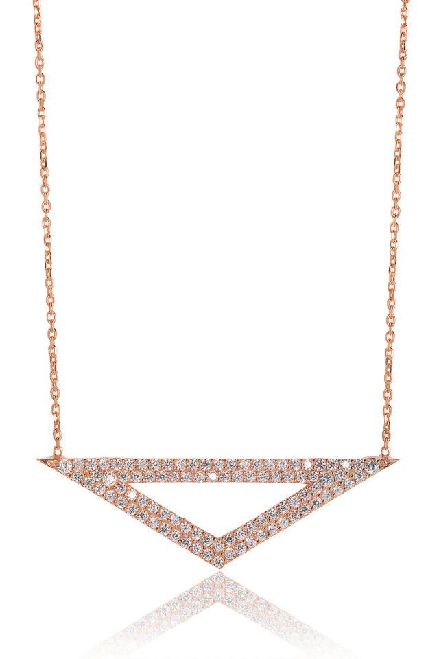 Şekilli Kolye - Rose