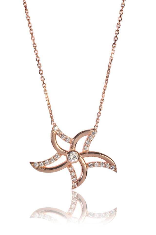 Deniz Yıldızı Kolye - Rose