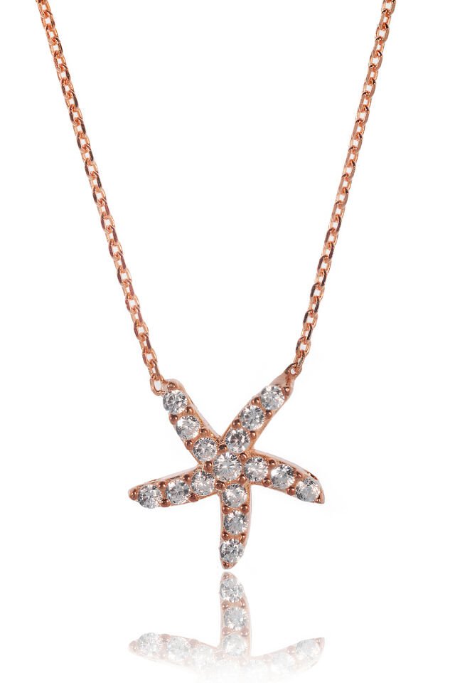 Deniz Yıldızı Kolye - Rose