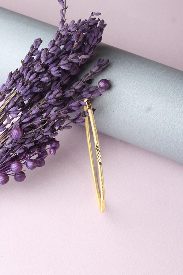 Ajda Bilezik Kibrit Çöpü Halka 925 Ayar Gümüş Bilezik