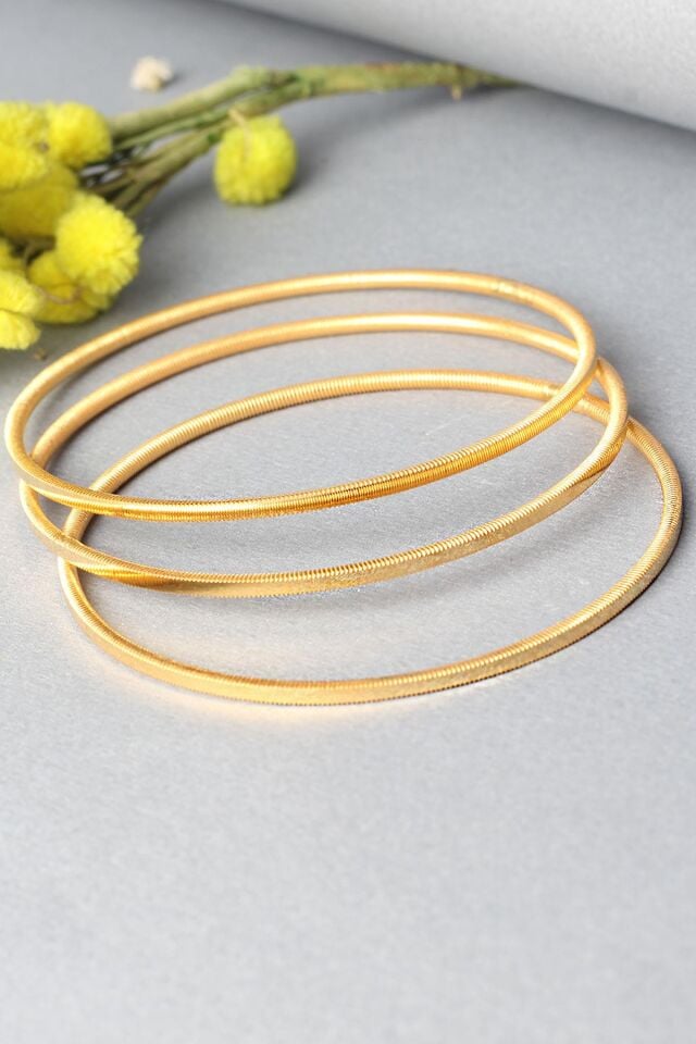 Ajda Bilezik Kibrit Çöpü Halka Renkli 925 Ayar Gümüş 3 'lü Bilezik