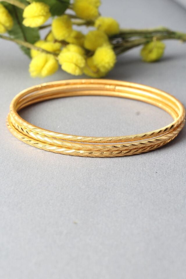 Ajda Bilezik Kibrit Çöpü Halka 925 Ayar Gümüş 3'lü Burma Bilezik