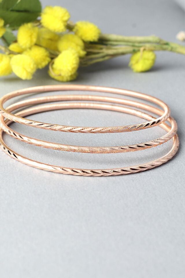 Ajda Bilezik Kibrit Çöpü Halka 925 Ayar Gümüş 3'lü Burma Bilezik