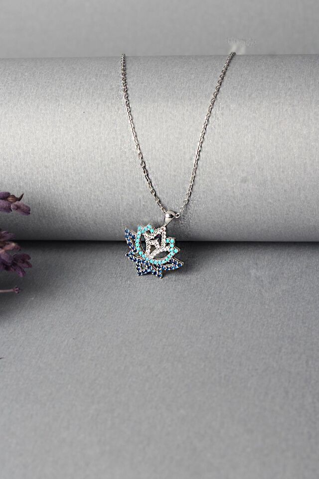 Lotus Yaşam Çiceği Kolye 925 Ayar Gümüş Kolye