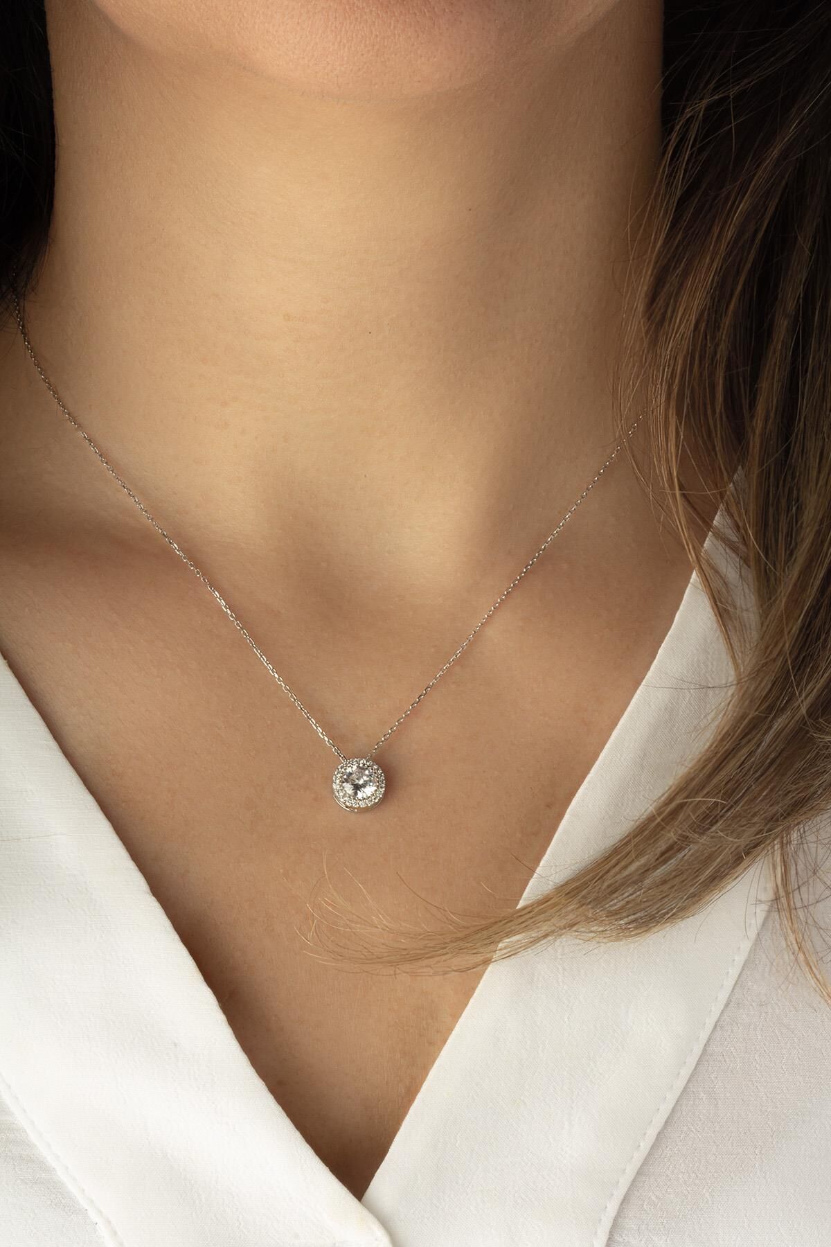 İlizyon Kolye - Gümüş Rengi