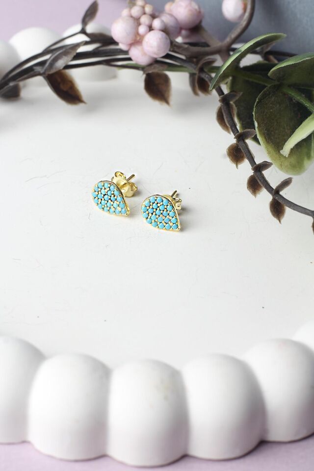 Damla Küpe Gümüş 925 Ayar Gümüş Küpe