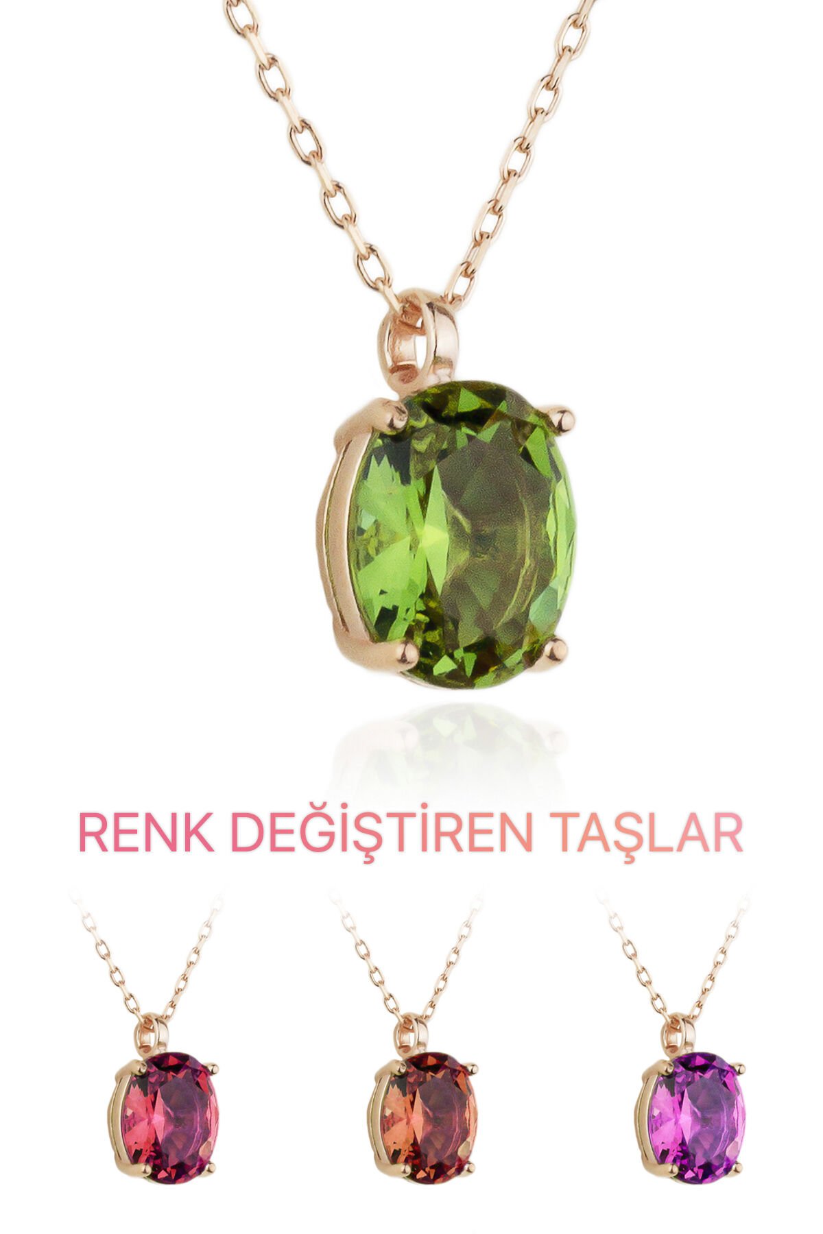 Zultanit Kolye - Rose