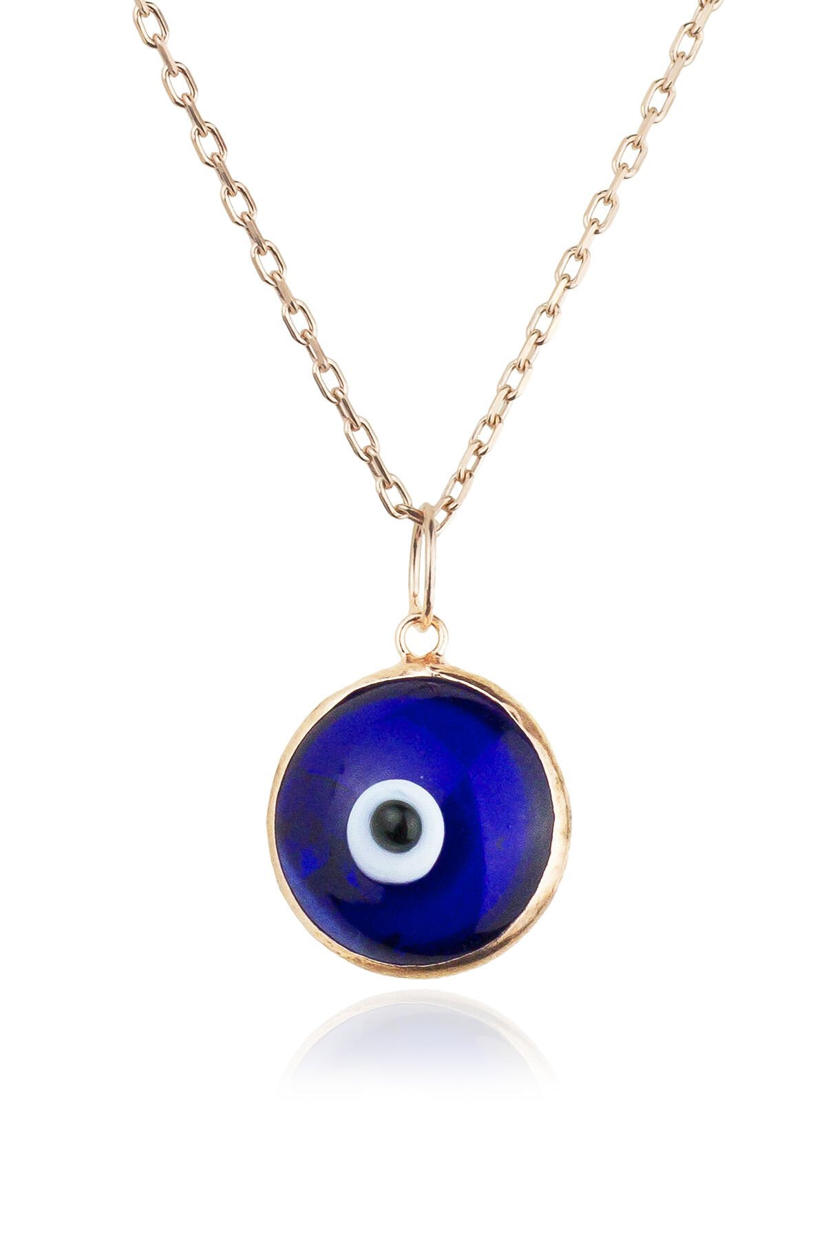Lacivert Göz Kolye - Rose