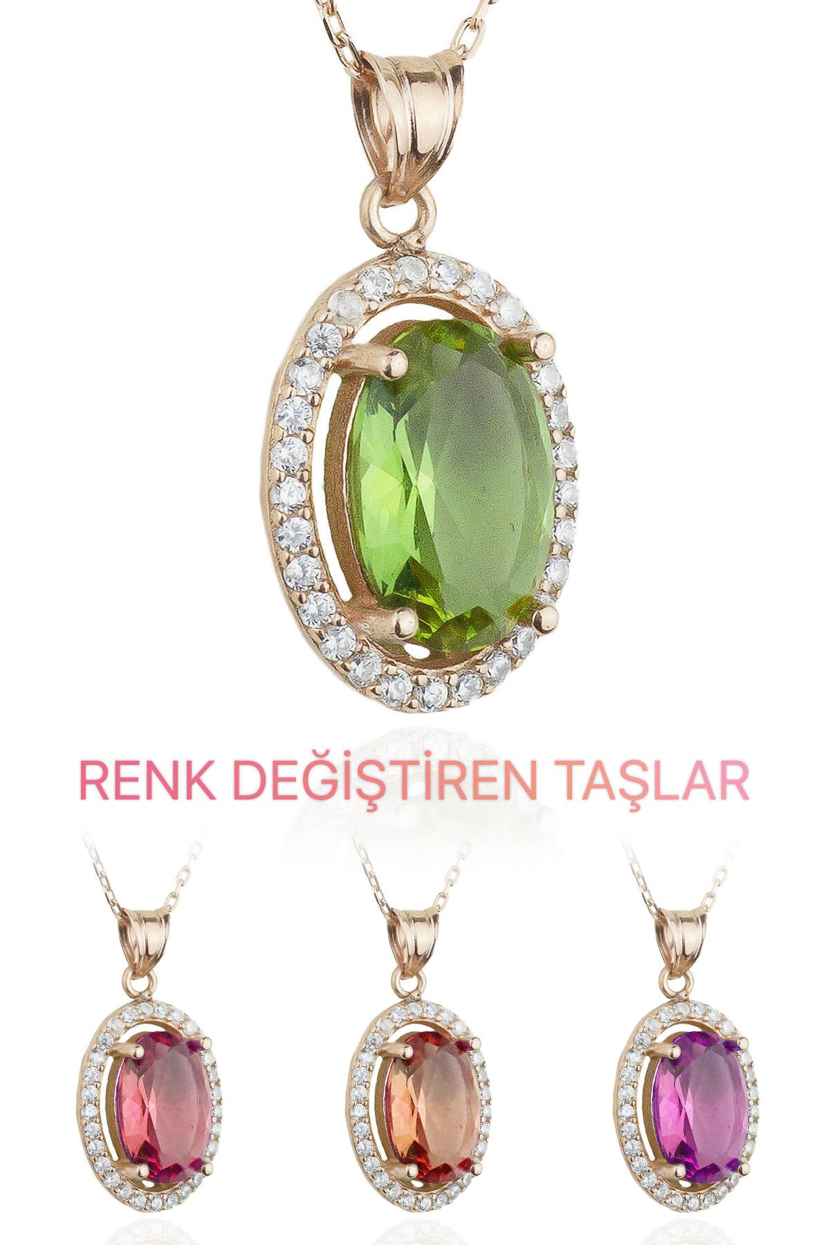 Zultanit Kolye - Rose KL-0555