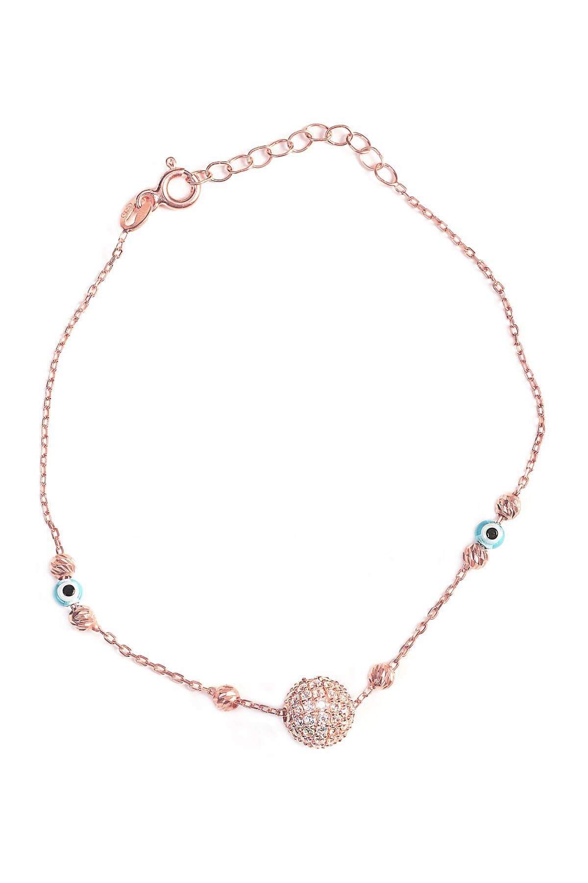 Zirkonlu Toplu Bileklik - Rose