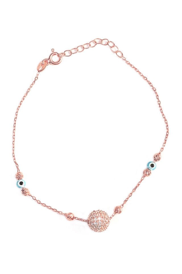 Zirkonlu Toplu Bileklik - Rose
