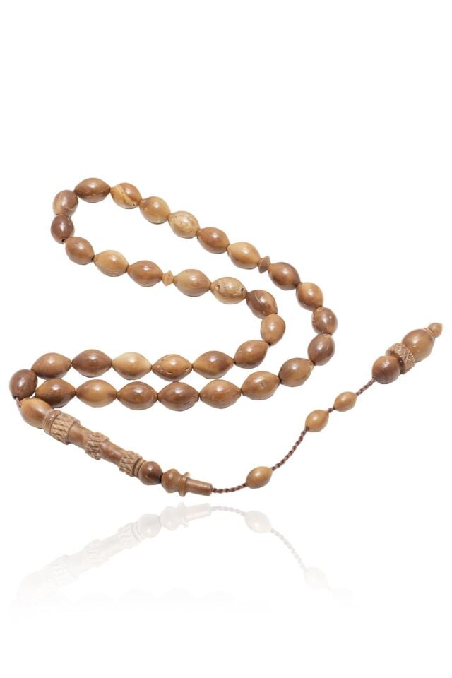 Erkek Arpa Kesim Oymalı Kuka Tesbih