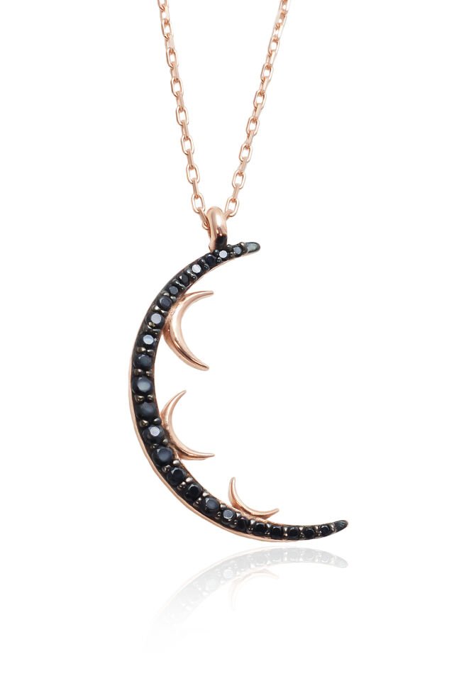 Hilal Model Gümüş Kolye