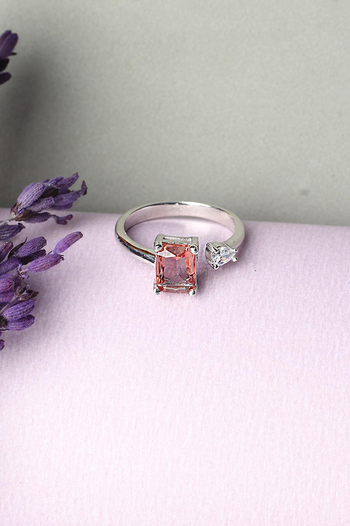 Ayarlanabilir Yüzük Gümüş Sultanit 925 Ayar Gümüş Yüzük