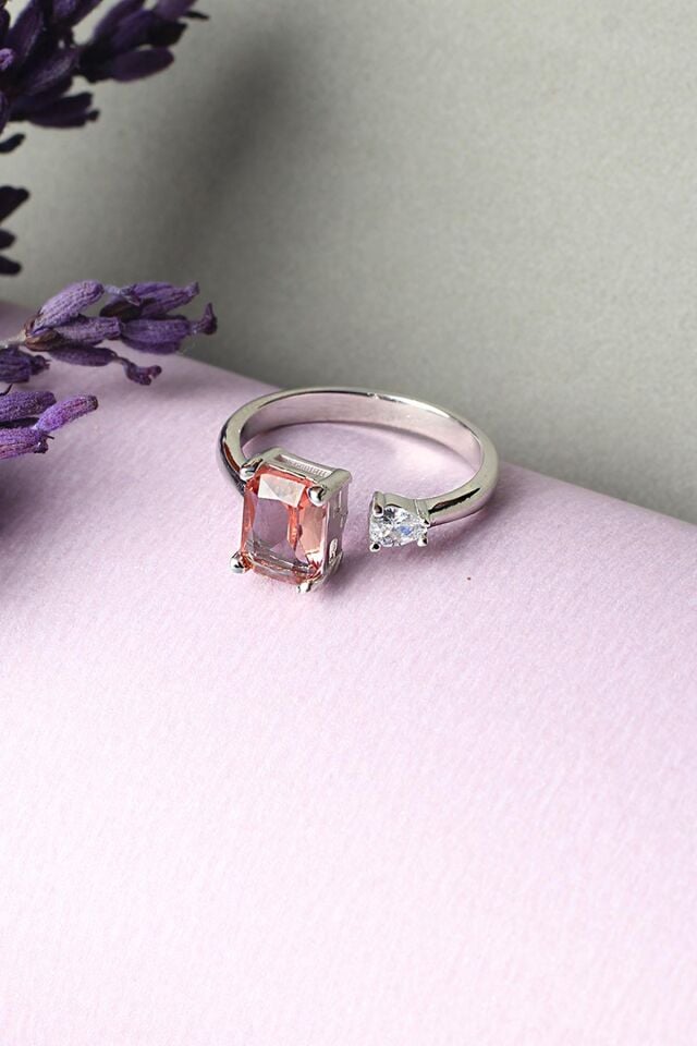 Ayarlanabilir Yüzük Gümüş Sultanit 925 Ayar Gümüş Yüzük