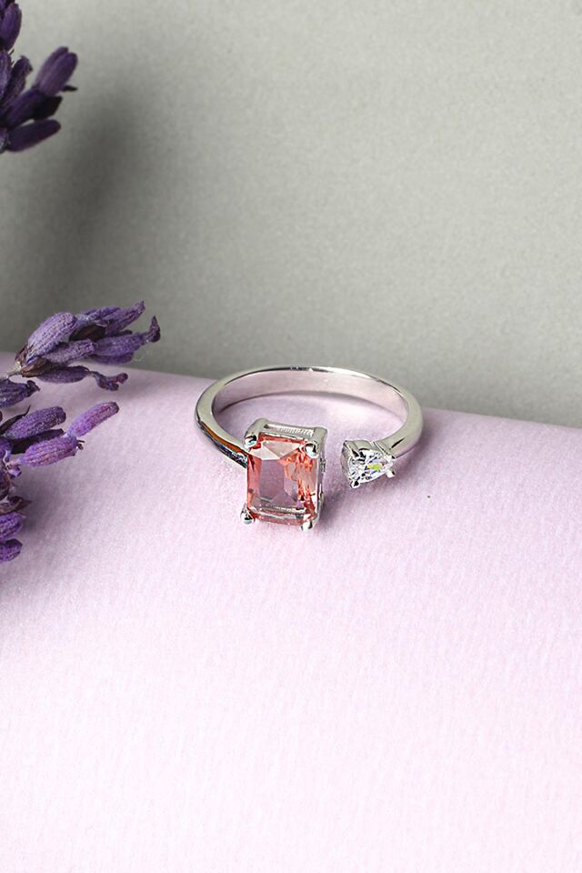 Ayarlanabilir Yüzük Gümüş Sultanit 925 Ayar Gümüş Yüzük