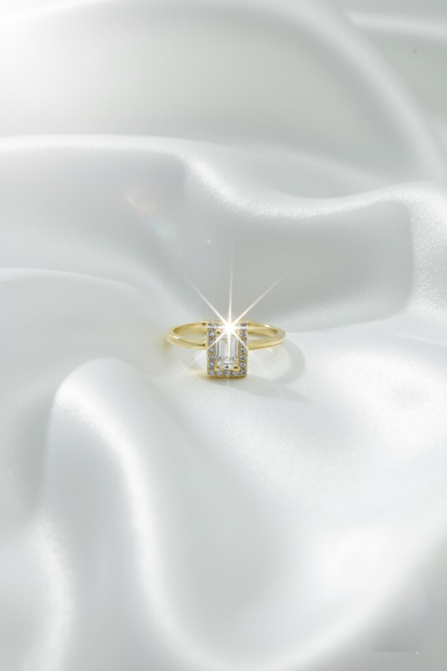 Kadın Gümüş 925 Ayar  Yüzük Ayarlanabilir Baget Yüzük