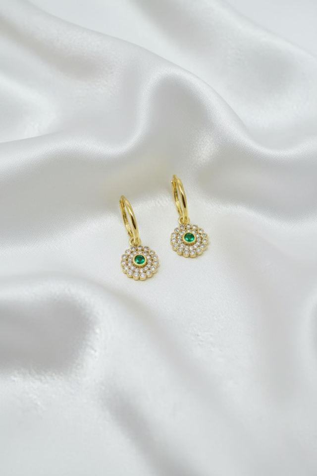 Gümüş Halka Küpe Sallantılı